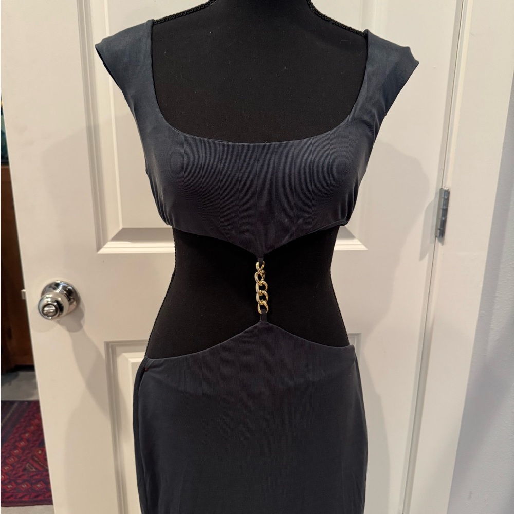 Camila Coelho Black Sleeveless Bodycon Dress - Picture 3 of 6